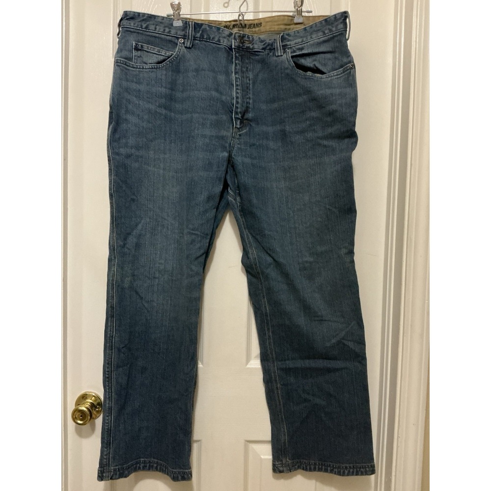 Duluth Trading Co Men's Flex Ballroom Relaxed Fit Straight Jeans Size 42 X30‎